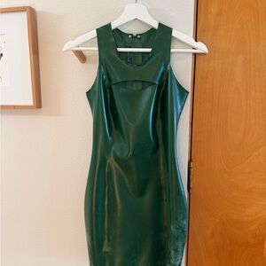 Latex Green Dress - New with tags